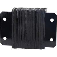 Laminated Dock Bumpers, Horizontal, Rubber, 12" W x 4" D x 10" H Nia-Chem Ltd.