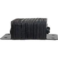 Laminated Dock Bumpers, Horizontal, Rubber, 12" W x 4" D x 10" H Nia-Chem Ltd.