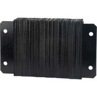 Laminated Dock Bumpers, Horizontal, Rubber, 18" W x 4" D x 12" H Nia-Chem Ltd.