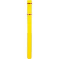 Polyethylene Bollard Cover, 4-1/2" Dia. x 64" L, Red/Yellow Nia-Chem Ltd.