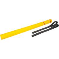 Polyethylene Bollard Cover, 4-1/2" Dia. x 64" L, Red/Yellow Nia-Chem Ltd.