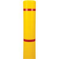 Polyethylene Bollard Cover, 4-1/2" Dia. x 64" L, Red/Yellow Nia-Chem Ltd.