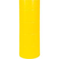 Capuchon en poly&eacute;thyl&egrave;ne pour borne de protection, 6-5/8" dia. x 60" l, Rouge/Jaune Nia-Chem Ltd.