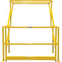 Mezzanine Safety Gate, 70" L x 77" H, 78" Raised, Yellow Nia-Chem Ltd.