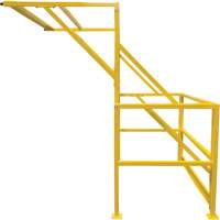 Mezzanine Safety Gate, 70" L x 77" H, 78" Raised, Yellow Nia-Chem Ltd.
