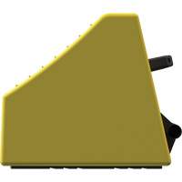 Cale de roue ultra-robuste pour l'exploitation mini&egrave;re Checkers Safety, PEHD, Jaune, 14-1/2" la x 17-1/2" p x 16" h Nia-Chem Ltd.