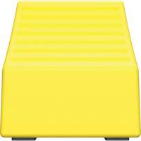 Cale de roue ultra-robuste pour l'exploitation mini&egrave;re Checkers Safety, PEHD, Jaune, 14-1/2" la x 17-1/2" p x 16" h Nia-Chem Ltd.