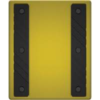Cale de roue ultra-robuste pour l'exploitation mini&egrave;re Checkers Safety sans support, PEHD, Jaune, 14-1/2" la x 17-1/2" p x 16" h Nia-Chem Ltd.