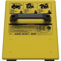 Cale de roue ultra-robuste pour l'exploitation mini&egrave;re Checkers Safety sans support, PEHD, Jaune, 14-1/2" la x 17-1/2" p x 16" h Nia-Chem Ltd.