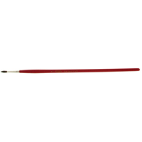 Round Marking Paint Brush, 9/64" Brush Width, Camel Hair, Wood Handle Nia-Chem Ltd.
