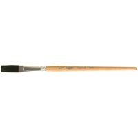 One Stroke Paint Brush, 1/2" Brush Width, Ox Hair, Wood Handle Nia-Chem Ltd.