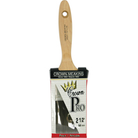 Crown Pro Angular Paint Brush, Poly/Nylon, Wood Handle, 2-1/2" Width Nia-Chem Ltd.