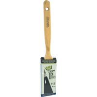 Crown Pro Straight Paint Brush, Bristle, Wood Handle, 1-1/2" Width Nia-Chem Ltd.