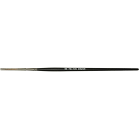 Pinceau plat pour artiste, Largeur de la brosse de 6 mm, Martre rouge, Manche &agrave; Bois Nia-Chem Ltd.