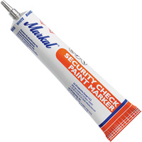 Security Check Paint Marker, 1.7 oz., Tube, White Nia-Chem Ltd.
