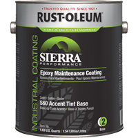 Sierra Performance S60 Water-Based Epoxy Maintenance Coating Accent Base, Gallon, Tint Base Nia-Chem Ltd.
