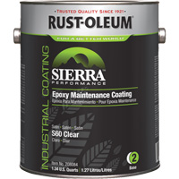Sierra S60 Water-Based Epoxy Maintenance Coating Part 2 Base, Gallon, Clear Nia-Chem Ltd.