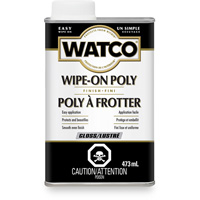 Watco&reg; Wipe-on Poly Stain, 473 ml, Clear, Gloss Nia-Chem Ltd.