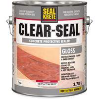 Seal-Krete&reg; Protective Sealer, 3.78 L, Water-Based, Gloss, Clear Nia-Chem Ltd.