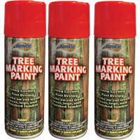 Peinture fluorescente pour marquer les arbres Aervoe 690, Rouge fluorescent, 16 oz Nia-Chem Ltd.
