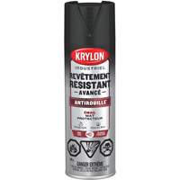 Tough Coat&reg; Advanced Paint with Rust Barrier Technology, Black, Flat, 425 g, Aerosol Can Nia-Chem Ltd.