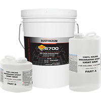 6700 100% Solids Decorative Epoxy, 3 gal., Epoxy-Based, High-Gloss, Grey Nia-Chem Ltd.