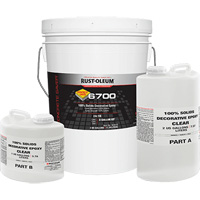 6700 100% Solids Decorative Epoxy, 3 gal., Epoxy-Based, High-Gloss, Clear Nia-Chem Ltd.