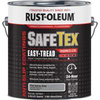 SafeTex&reg; Easy-Tread Acrylic Coating, 1 gal., Water-Based, Flat/Textured, Grey Nia-Chem Ltd.
