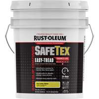 SafeTex&reg; Easy-Tread Acrylic Coating, 4 gal., Water-Based, Flat/Textured, Yellow Nia-Chem Ltd.