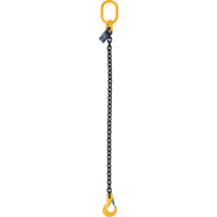 Chain Slings, Grade 80 Chain, Single Legs, Oblong & Slip Hooks, 5/8" x 5' Nia-Chem Ltd.