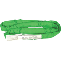 Round Slings, Green, 2" W x 4' L, 6000 lbs. Vertical Load Nia-Chem Ltd.