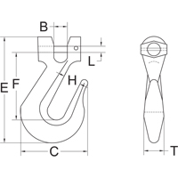 Clevis Slip Hook - Grade 70 Nia-Chem Ltd.