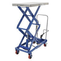 Pneumatic Hydraulic Scissor Lift Table, Steel, 35-1/2" L x 20" W, 800 lbs. Cap. Nia-Chem Ltd.