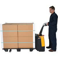 Transpalette &eacute;lectrique motoris&eacute;, Capacit&eacute; 3000 lb, 47" lo x 25" la Nia-Chem Ltd.