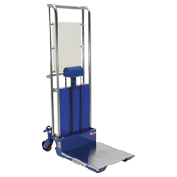 Hefti-Lift Load Stacker, Foot Pump Operated, 880 lbs. Capacity, 59" Max Lift Nia-Chem Ltd.