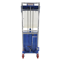 Hefti-Lift Load Stacker, Foot Pump Operated, 880 lbs. Capacity, 59" Max Lift Nia-Chem Ltd.
