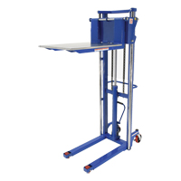 Hefti-Lift Load Stacker, Foot Pump Operated, 1500 lbs. Capacity, 63" Max Lift Nia-Chem Ltd.