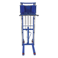 Hefti-Lift Load Stacker, Foot Pump Operated, 1500 lbs. Capacity, 63" Max Lift Nia-Chem Ltd.