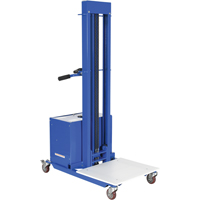 Quick Lift Stacker, Electric Operated, 400 lbs. Capacity, 57" Max Lift Nia-Chem Ltd.