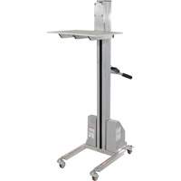 Quick Lift Stacker, Electric Operated, 175 lbs. Capacity, 57" Max Lift Nia-Chem Ltd.