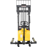 Fork Lift Stacker, Electric Operated, 2000 lbs. Capacity, 63" Max Lift Nia-Chem Ltd.