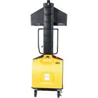 Narrow Mast Powered Lift Stacker, Electric Operated, 1500 lbs. Capacity, 63" Max Lift Nia-Chem Ltd.