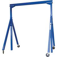 Adjustable Height Gantry Crane, 15' L, 6000 lbs. (3 tons) Capacity LW332 | Nia-Chem Ltd.