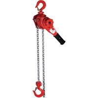 VQ Super Series Lever Hoist, 5' Lift, 2200 lbs. (1.1 tons) Capacity, Grade 100 Alloy Chain Nia-Chem Ltd.