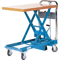Dandy Lift™ Scissor Lift Table, 31-1/2" L x 19-7/10" W, Steel, 550 lbs. Capacity MA432 | Nia-Chem Ltd.