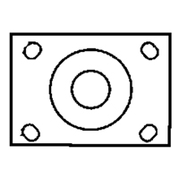 Total Locking Caster, Swivel with Brake, 6" (152.4 mm), Rubber, 450 lbs. (204 kg.) MD777 | Nia-Chem Ltd.