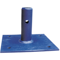 Accessoires pour &eacute;chafaudage - Plaque &agrave; base fixe, Plaque &agrave; base, 6" la x 6" h Nia-Chem Ltd.