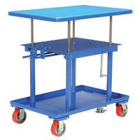 Hydraulic Lift Table, 24" L x 36" W, Steel, 2000 lbs. Capacity Nia-Chem Ltd.