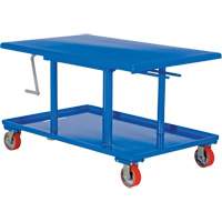 Post Lift Table, 42" L x 30" W, Steel, 2000 lbs. Capacity Nia-Chem Ltd.
