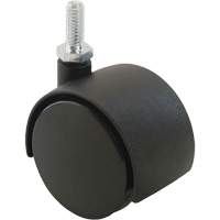 Roulette &agrave; roue double (s&eacute;ries 300/400), Pivotant, Diam&egrave;tre 2" (51 mm), Capacit&eacute; 75 lb (34 kg) Nia-Chem Ltd.